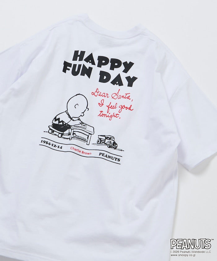 PEANUTS x FREAK’S STORE / HAPPY FUN DAY 圖案 短袖T恤