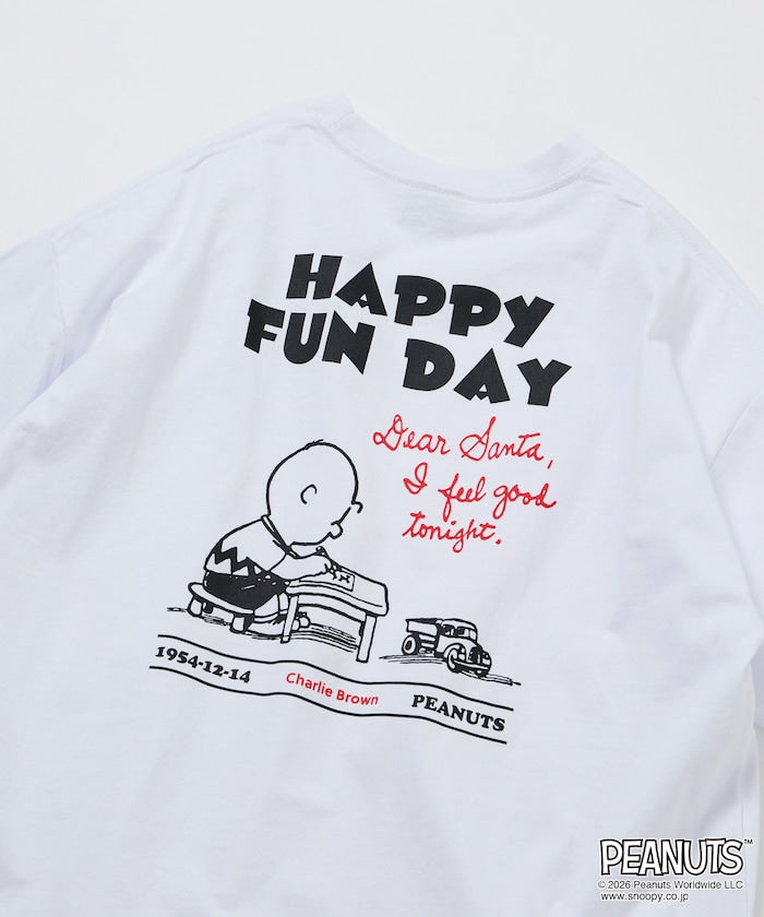 PEANUTS x FREAK’S STORE / HAPPY FUN DAY 圖案 短袖T恤