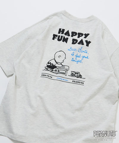 PEANUTS x FREAK’S STORE / HAPPY FUN DAY 圖案 短袖T恤