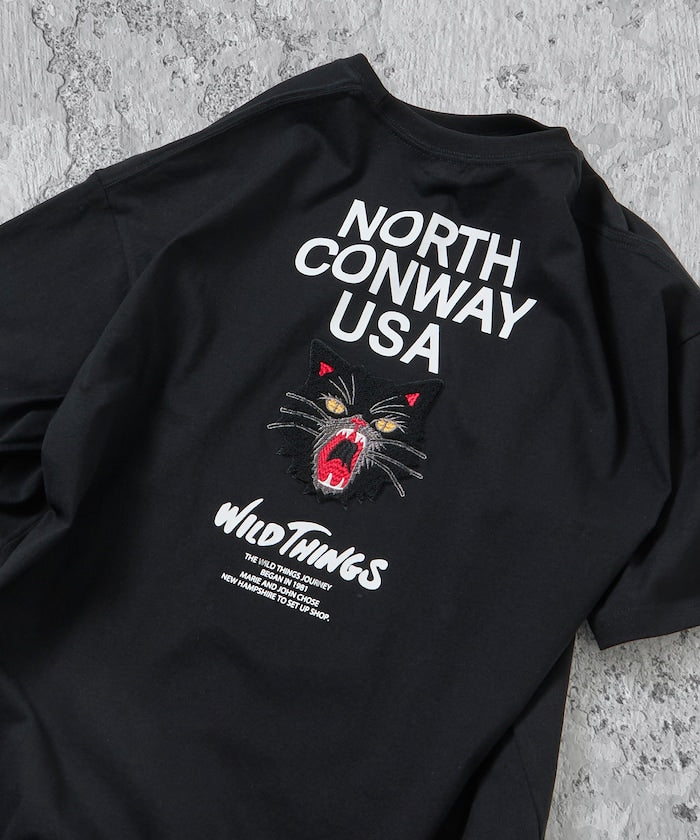 WILD THINGS × FREAK'S STORE / 刺繡短袖T恤