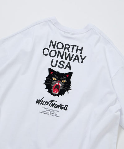 WILD THINGS × FREAK'S STORE / 刺繡短袖T恤