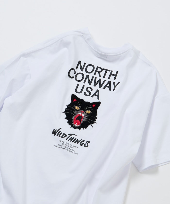 WILD THINGS × FREAK'S STORE / 刺繡短袖T恤