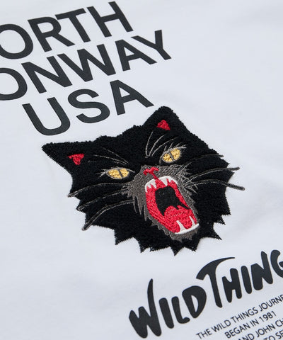 WILD THINGS × FREAK'S STORE / 刺繡短袖T恤