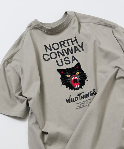 WILD THINGS × FREAK'S STORE / 刺繡短袖T恤