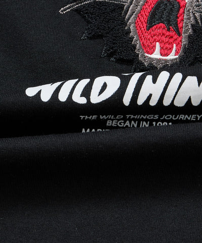WILD THINGS × FREAK'S STORE / 刺繡短袖T恤