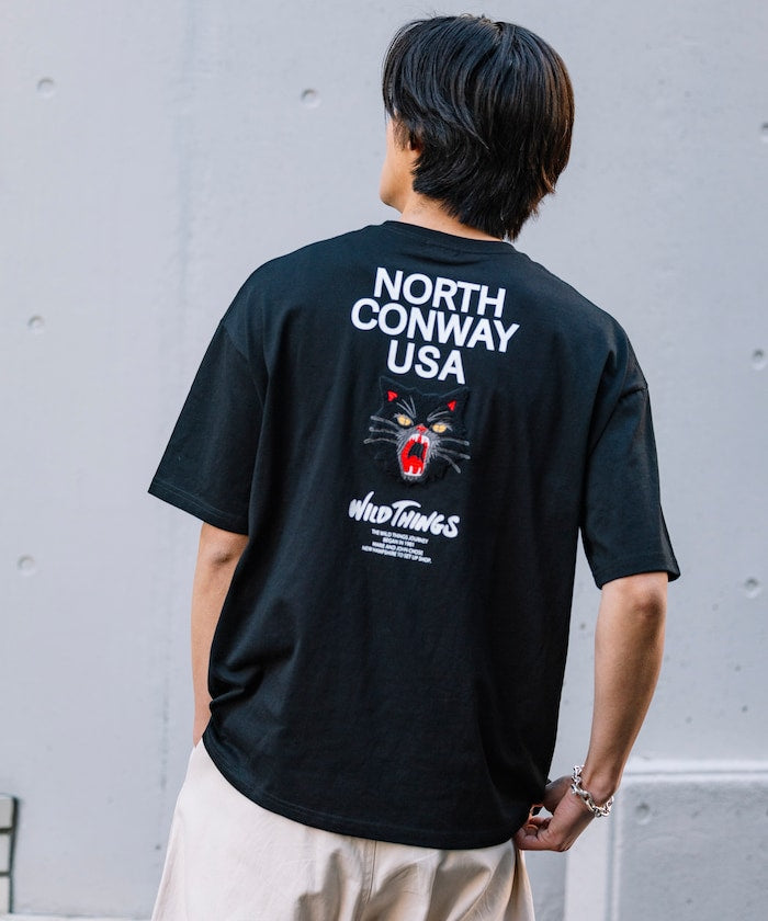 WILD THINGS × FREAK'S STORE / 刺繡短袖T恤