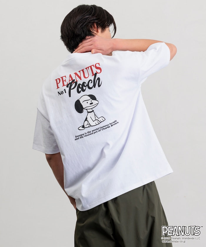 PEANUTS x FREAK’S STORE / POOCH 圖案 短袖T恤