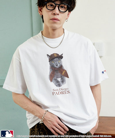 MLB x FREAK’S STORE 貓狗 短袖T恤