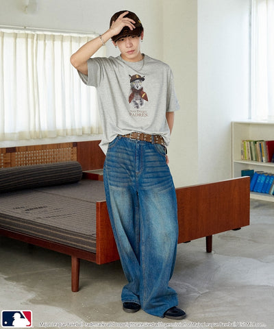 MLB x FREAK’S STORE 貓狗 短袖T恤