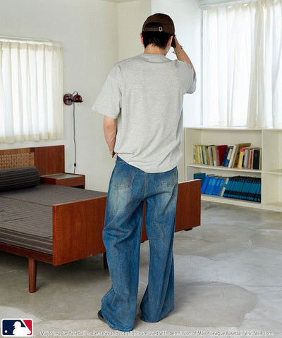 MLB x FREAK’S STORE 貓狗 短袖T恤