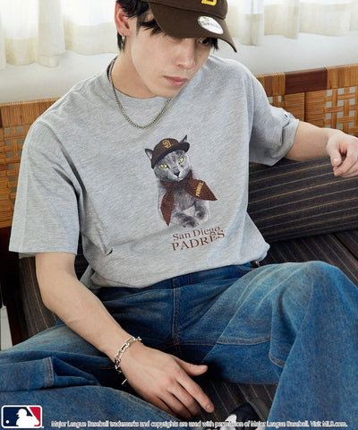 MLB x FREAK’S STORE 貓狗 短袖T恤