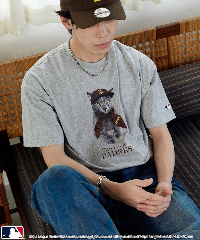 MLB x FREAK’S STORE 貓狗 短袖T恤