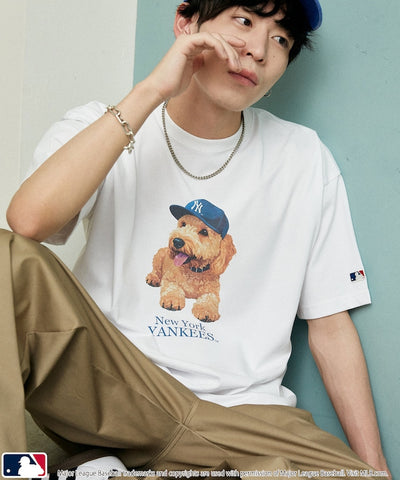 MLB x FREAK’S STORE 貓狗 短袖T恤