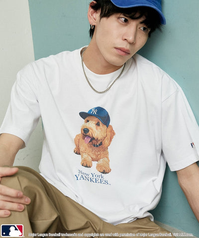 MLB x FREAK’S STORE 貓狗 短袖T恤