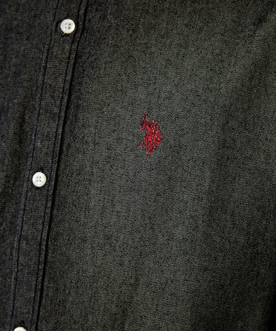 U.S. POLO ASSN. / 刺繡牛仔襯衫