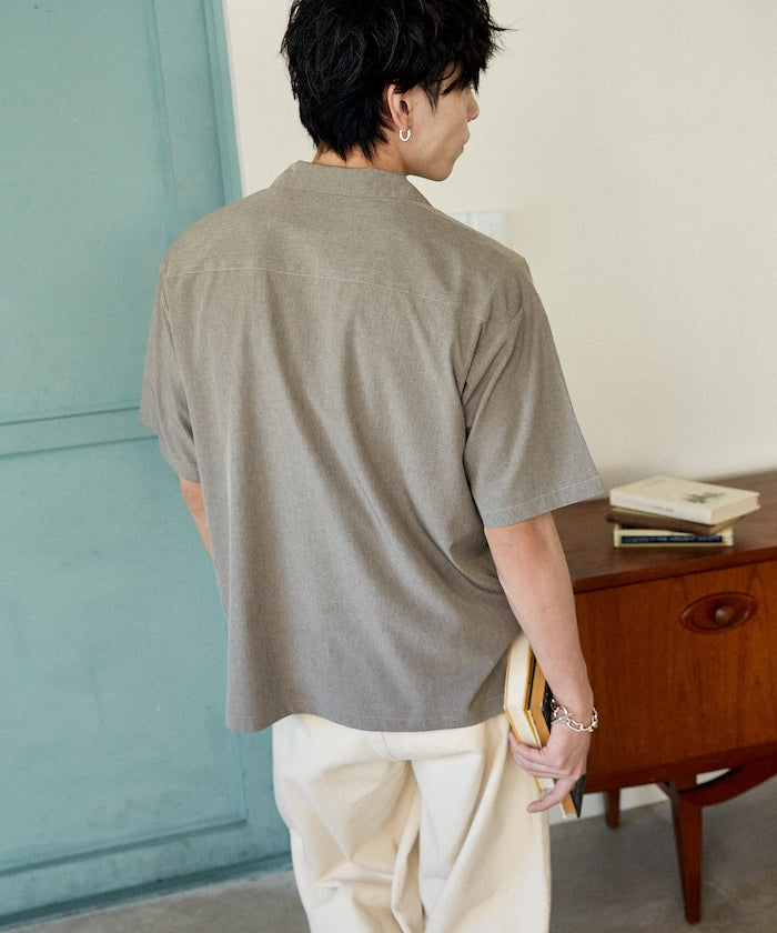 U.S. POLO ASSN. / 立體壓摺 短袖襯衫