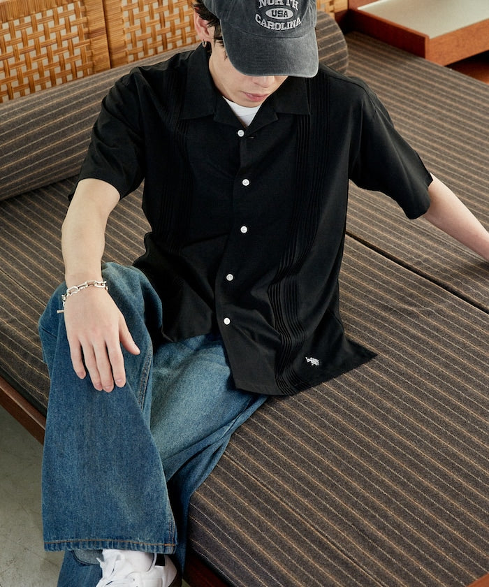 U.S. POLO ASSN. / 立體壓摺 短袖襯衫