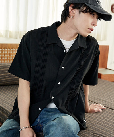 U.S. POLO ASSN. / 立體壓摺 短袖襯衫