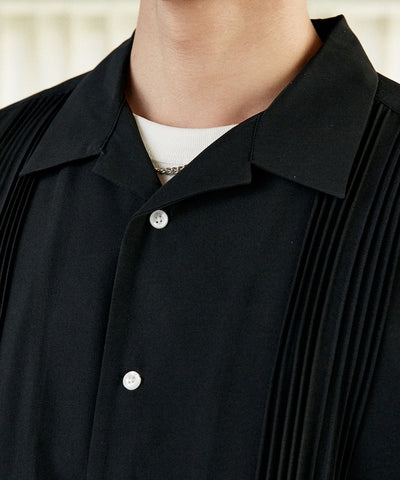 U.S. POLO ASSN. / 立體壓摺 短袖襯衫