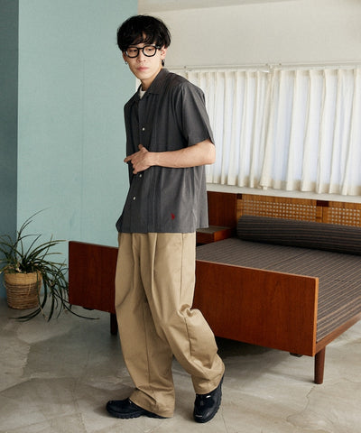 U.S. POLO ASSN. / 立體壓摺 短袖襯衫