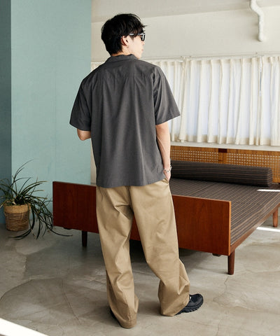 U.S. POLO ASSN. / 立體壓摺 短袖襯衫