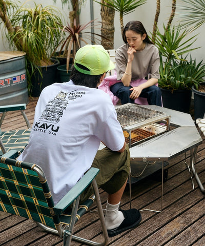 KAVU × FREAK'S STORE / 刺繡口袋短袖T恤