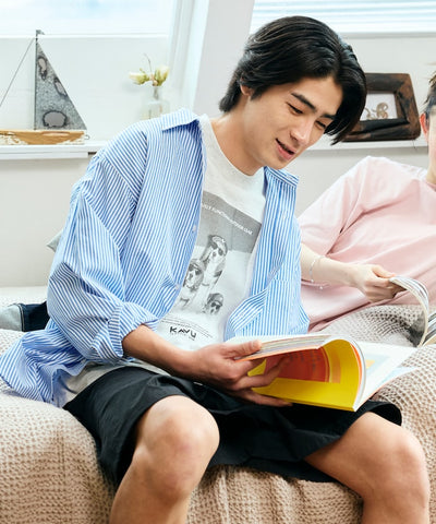 KAVU  × FREAK'S STORE / 狗狗攝影印花 短袖T恤