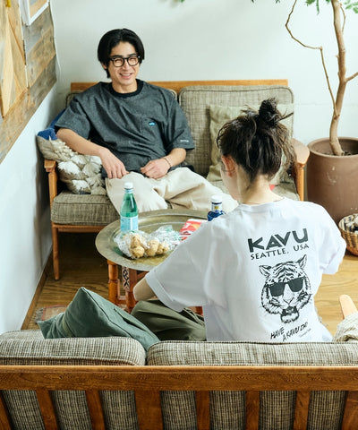 KAVU  × FREAK'S STORE / 老虎 短袖T恤