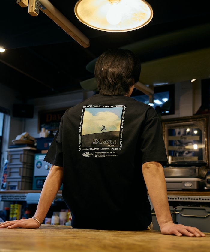 KAVU  × FREAK'S STORE / 攝影印花 短袖T恤