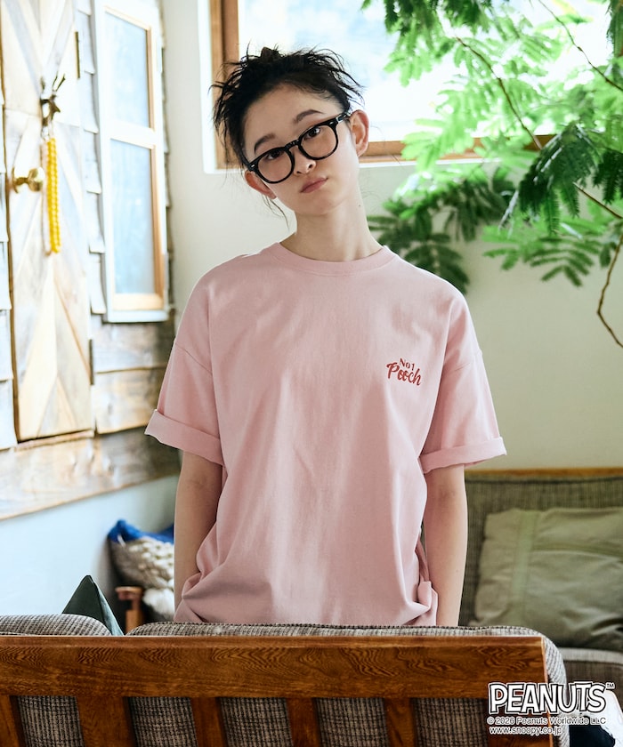 PEANUTS x FREAK’S STORE / POOCH 圖案 短袖T恤