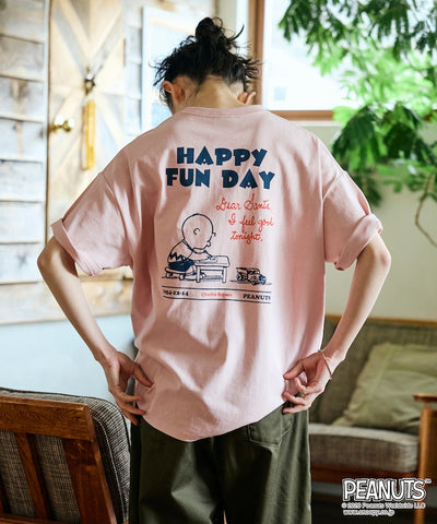 PEANUTS x FREAK’S STORE / HAPPY FUN DAY 圖案 短袖T恤