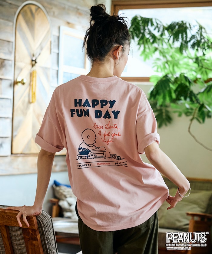PEANUTS x FREAK’S STORE / HAPPY FUN DAY 圖案 短袖T恤