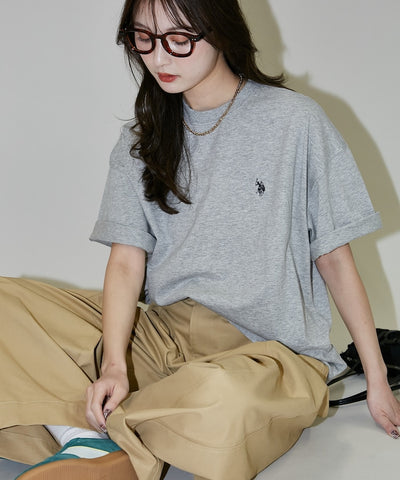 U.S. POLO ASSN. / 刺繡小標 涼感 短袖Ｔ恤