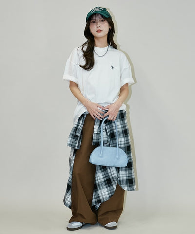 U.S. POLO ASSN. / 刺繡小標 涼感 短袖Ｔ恤