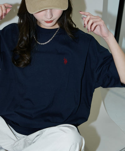 U.S. POLO ASSN. / 刺繡小標 涼感 短袖Ｔ恤