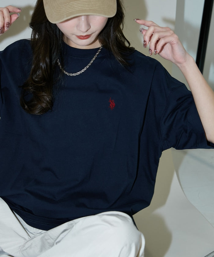 U.S. POLO ASSN. / 刺繡小標 涼感 短袖Ｔ恤