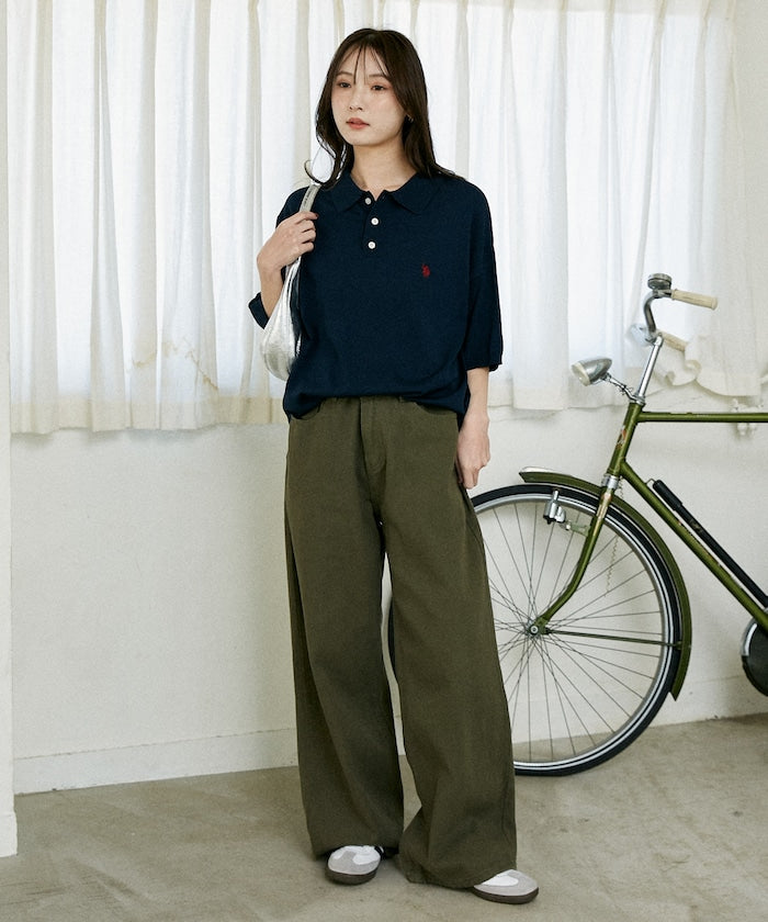 U.S. POLO ASSN. / 涼感 針織Polo衫