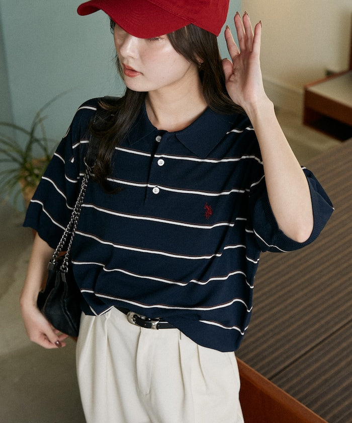 U.S. POLO ASSN. / 涼感 針織Polo衫