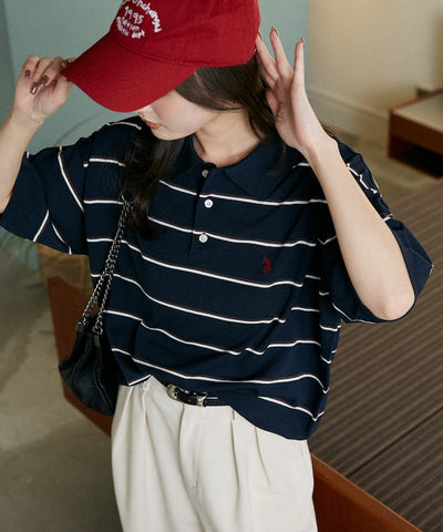 U.S. POLO ASSN. / 涼感 針織Polo衫