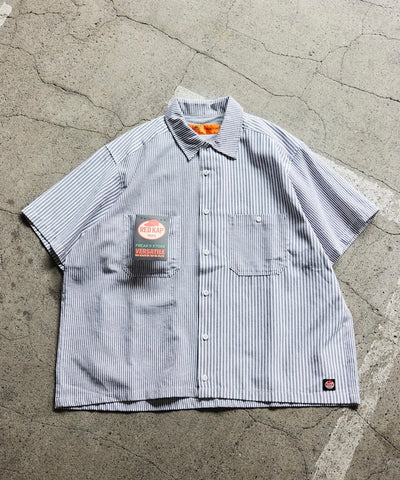 RED KAP × FREAK’S STORE / 牛津布短版剪裁短袖襯衫