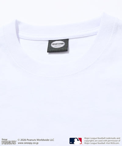 PEANUTS×MLB /  DODGERS 洛杉磯道奇 短袖T恤