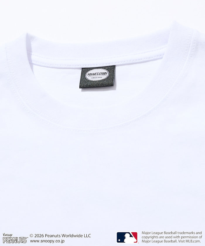 PEANUTS×MLB /  DODGERS 洛杉磯道奇 短袖T恤