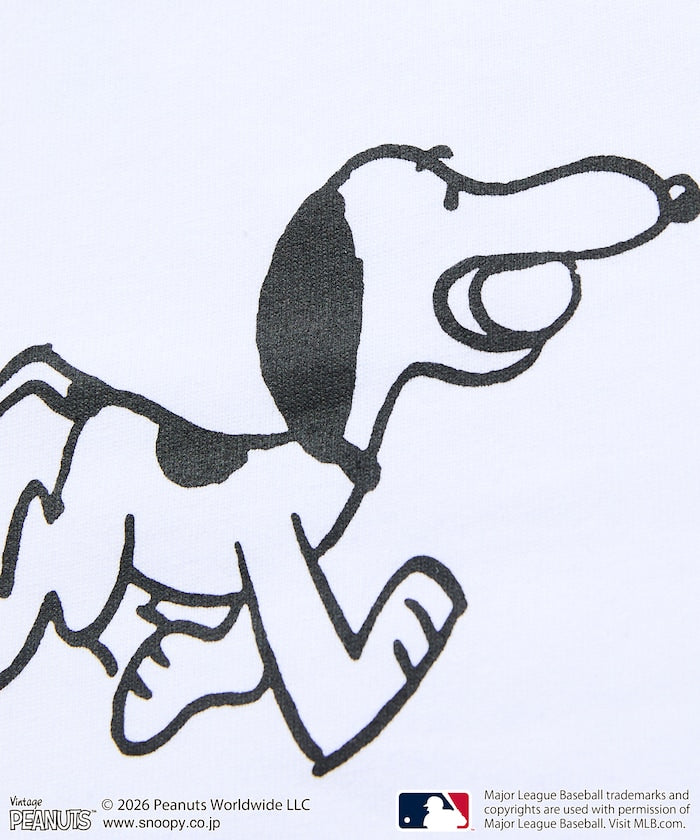 PEANUTS×MLB /  DODGERS 洛杉磯道奇 短袖T恤