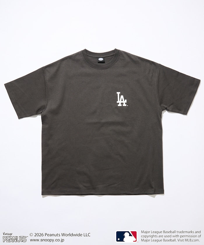PEANUTS×MLB /  DODGERS 洛杉磯道奇 短袖T恤