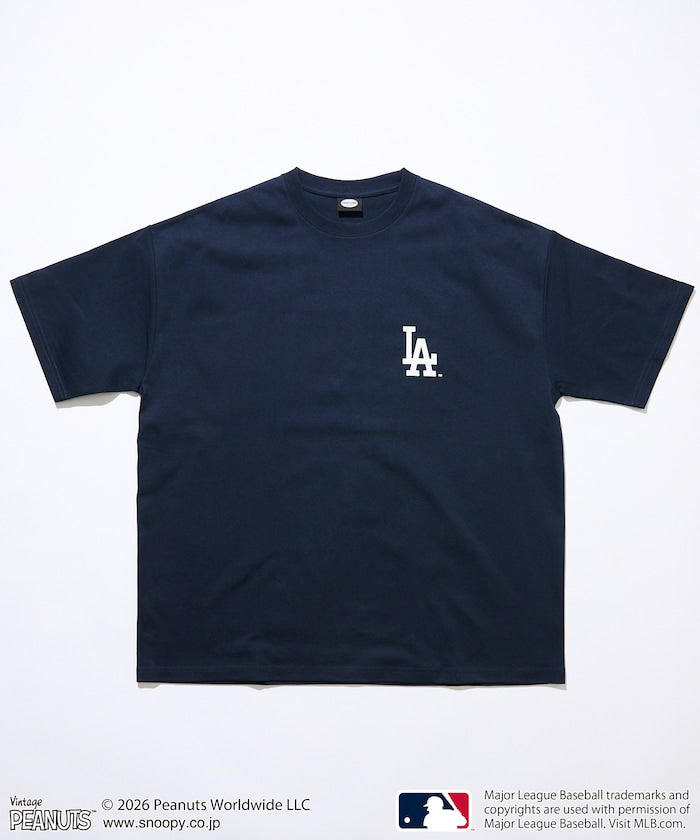 PEANUTS×MLB /  DODGERS 洛杉磯道奇 短袖T恤