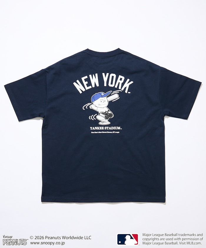 PEANUTS×MLB / YANKEES 紐約洋基 短袖T恤