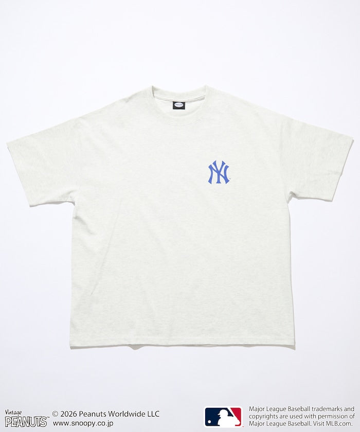 PEANUTS×MLB / YANKEES 紐約洋基 短袖T恤