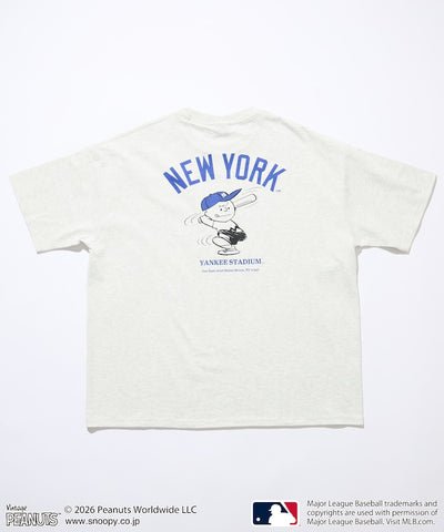 PEANUTS×MLB / YANKEES 紐約洋基 短袖T恤