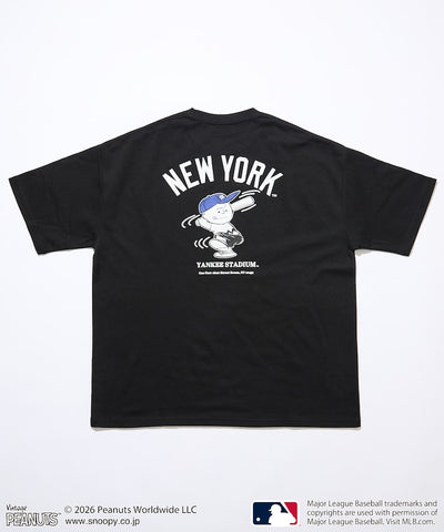 PEANUTS×MLB / YANKEES 紐約洋基 短袖T恤