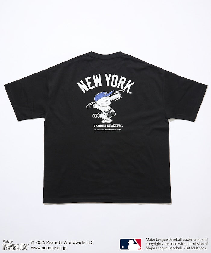 PEANUTS×MLB / YANKEES 紐約洋基 短袖T恤